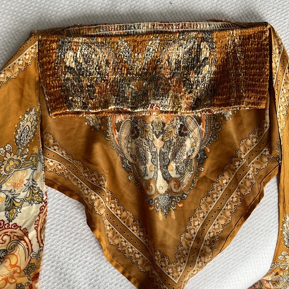 Satin Scarf Top - Picture 2 of 5